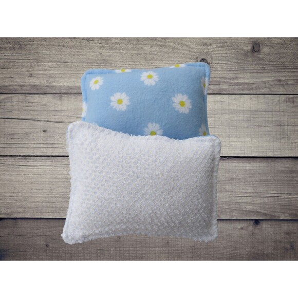 Reusable Sponge Daisy Dish Scrubby, Set of 2 - Picture 3 of 4